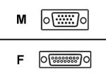 ViewSonic - Display adapter - DB-15 (F) - HD-15 (F)