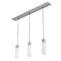 American Fluorescent ARPB313SNEC Aria Aluminum Die-Cast 3 Light Pendant, Linear, Satin Nickel