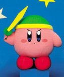 Kirby 5 Plush (Yellow Sword Kirby)