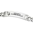 Stainless Steel Arizona Cardinals Name Logo ID Bracelet