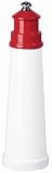 Vic Firth LIG09SM26 9-Inch Lighthouse Salt Mill, White with Red