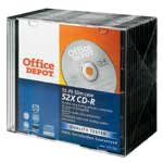 Office Depot(R) Brand CD-R Media With Slim Jewel Cases, 700MB/80 Minutes, Pack Of 15