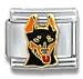 Clearly Charming Doberman Dog Breed Canine Collection Italian Charm 18k Gold by Casa D'Oro