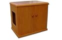Refined Feline Cat Litter Box - Honey Finish
