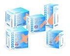 `Adhesive Bandages, Flex Fabric Fingertip 1-3/4x2 Box 100 Fingertip * 1 3/4 x 2 Bx/100 * Non-