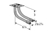 L-Shaped Twin Venturi Assembly for Broil-Mate, Broil King, Kalamazoo and Sterling/Shepherd Grills