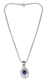  : LAPIS LAZULI NECKLACE AZURE BLOSSOM
