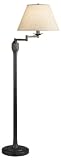 Meridien Swing Arm with Fabric Shade Floor Lamp