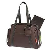 Fisher-Price Fastfinder Deluxe Fashion Diaper Tote, Brown