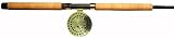 Sheffield Center Pin Reel/IM9 Float Rod Combo Silver Reel / Sliding Rings