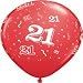 Qualatex 11 Round Feive Assorted Balloon (Multi-Pack 100)
