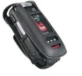 New OEM Verizon Motorola Barrage V860 Black Leather Fitted Case