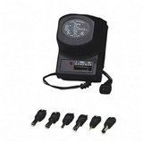 Universal AC/DC Adapter, 3Wx2Dx4H, Black