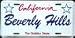 Beverly Hills California License Plate