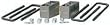 Fabtech FTSBK5 5 Rear Lift Blocks