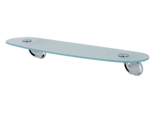 Delta 78010 25-Inch Graves Temper Glass Shelf, Chrome