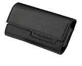 BlackBerry Black / Black Leather Horizontal pouch. No belt clip for Blackberry 8310 8320 8320 8800 8830