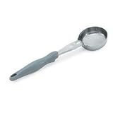 Vollrath 6433445 Stainless Steel One-Piece Color-Coded Round Bowl Solid Spoodle with Gray Handle, 4-Ounce