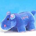Zaftig Hippo Jewish Dog Toy