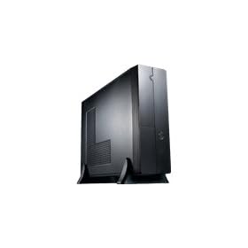 MS-Tech LC-01 slimline ATX - Caja de ordenador con fuente de alimentación (400 W)