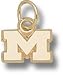 Michigan 10KT M 1/4 Pendant