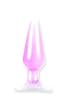 Iridescent Butt Plug 5 1/2 Inch Pink Medium