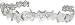 Cascading Sterling Silver Star Cuff Bracelet with Diamonds