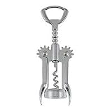 Chrome Finish Winged Corkscrew