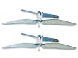 Two (2) Replacement Blue Main Rotors for Mini Infrared Remote Control Electric Helicopters