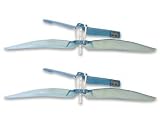 Two (2) Replacement Blue Main Rotors for Mini Infrared Remote Control Electric Helicopters