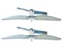 Two (2) Replacement Blue Main Rotors for Mini Infrared Remote Control Electric Helicopters