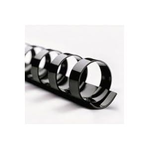GBC 42-000-22 Combbind Plastic Binding Combs, 2 Diameter, Black, 50 Combs box by Quartet