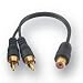 Belkin Rca Gold Splitter Cable * 2Xrca M/1Xrca F; 0.1M
