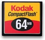 Lexar Media 64MB COMPACT FLASH KODAK BRAND ( KPCF64SCS )