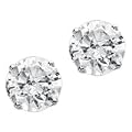 1/2 ct. tw. White Gold, Brilliant Diamond Solitaire Earrings