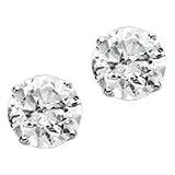 1/3 ct. tw. White Gold, Brilliant Diamond Solitaire Earrings