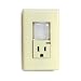 Tools & Hardware : Enhanced Nightlight with 1 Outlet, Ivory