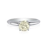 Engagement Rings: 1ct Diamond Solitaire Ring in Platinum. Closeout Deal. thumbnail