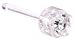 Crystal Medical Plastic Earrings