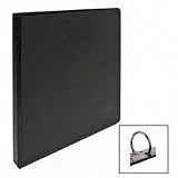 3-Ring Binder, 1/2' Capacity, 11'x8-1/2', Black (SPR03201) Qty-2
