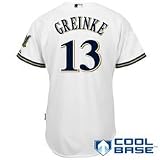 Milwaukee Brewers Authentic Zack Greinke Home Cool Base Jersey