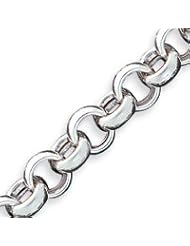 Sterling Silver Fancy Link Bracelet - 7.75 Inch