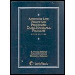 Antitrust Law, Policy and Procedure: Cases, Materials, Problems Sixth Edition