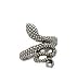 Sterling Silver Antiqued Snake Toe Ring