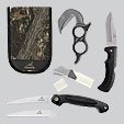 Gerber 42759 CAMO - Ultimate Game Cleaning Kit - EZZip w/2 Blades, EAB Saw w/2 Blades, Fold CP Gator, Sheath - Blister