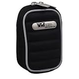 VidPro QC-25 Slim Digital QuiltCover Camera Case, Black, 3.7 x 2.7 x 1.