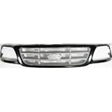 Paintable Black Grille Grill 99-03 Ford F150 F250 Pickup Truck 99 00 01 02 03 1999 2000 2001 2002 2003 Pickups Trucks