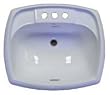 17" x 20" Rectangular Lavatory With Overflow