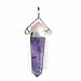 Amethyst & Rose Quartz Double Terminated Pendant