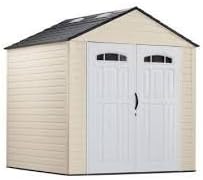 Rubbermaid 7 ft. x 7 ft. Plastic Storage Shed